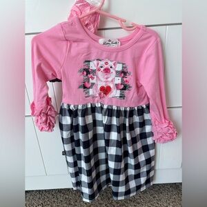 Pig dress with socks NWT